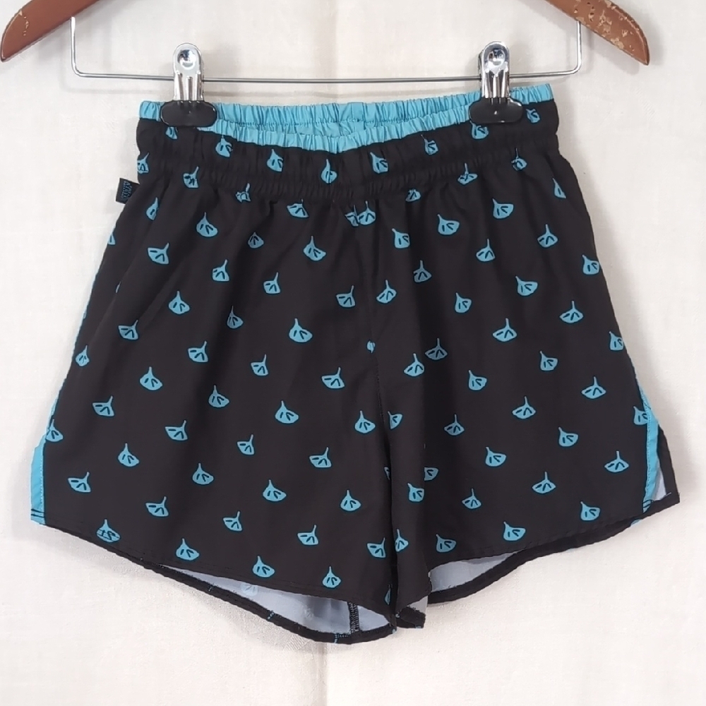 Patas Azules by Roland Navy Blue Print Athletic / Swim Shorts Size Youth Small